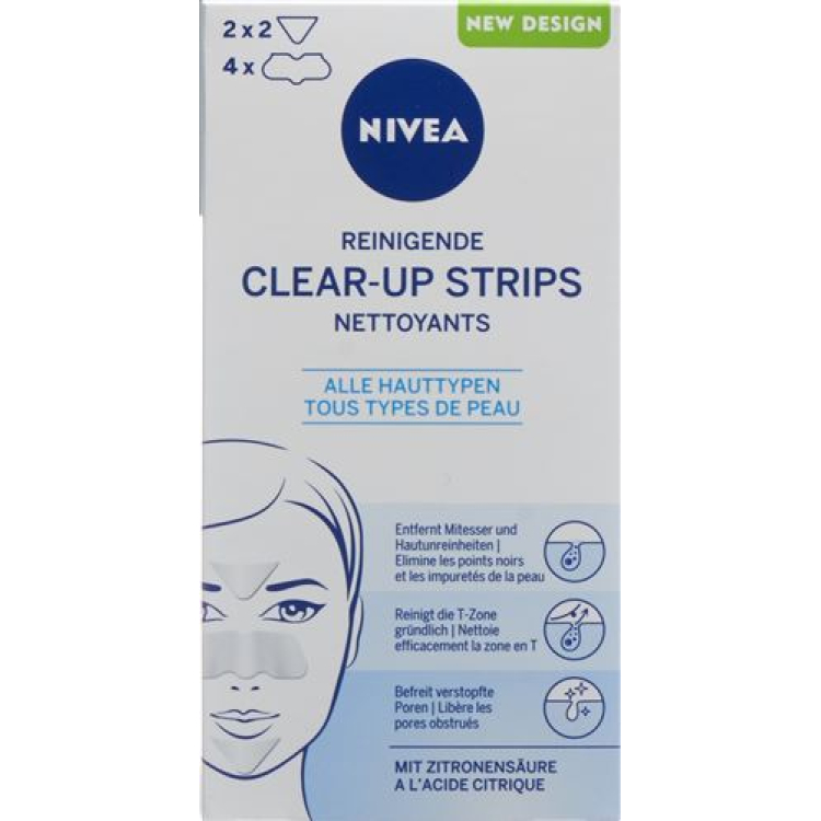 Nivea Clear-up Strips 6 បន្ទះ