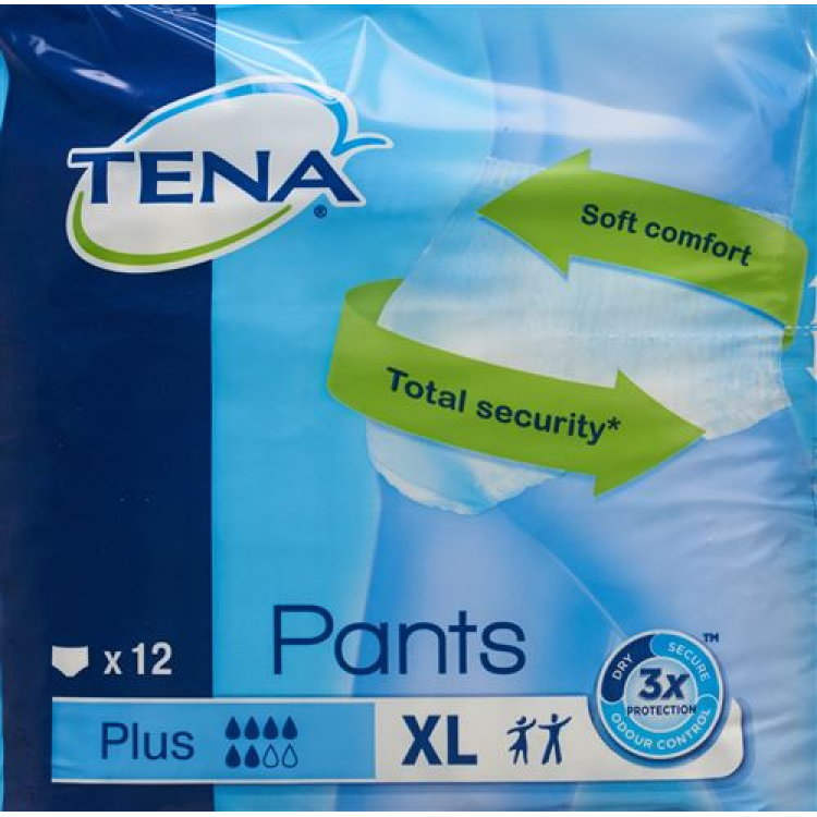 TENA Pants Plus XL ConfioFit 12 قطعة