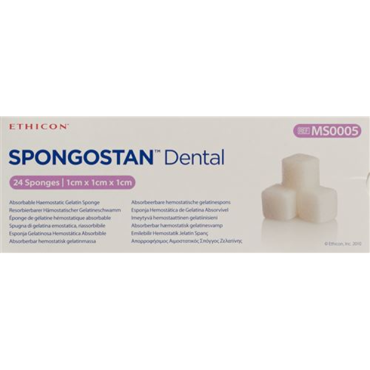 Spongostan Dental 1x1x1cm 24 sztuki