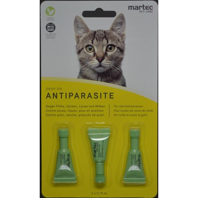 martec PET CARE Drop on ANTI PARASITE Cat 3 TB 0.75 ml
