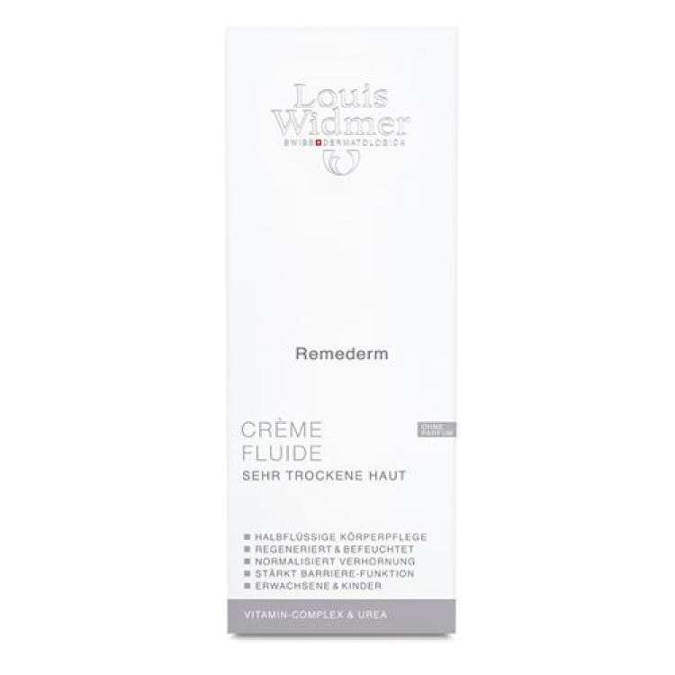 Louis Widmer Remederm Crème Fluide Non Parfum 200 ml