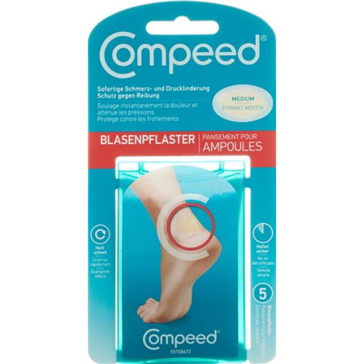 Compeed блистерни пластири M 5 бр