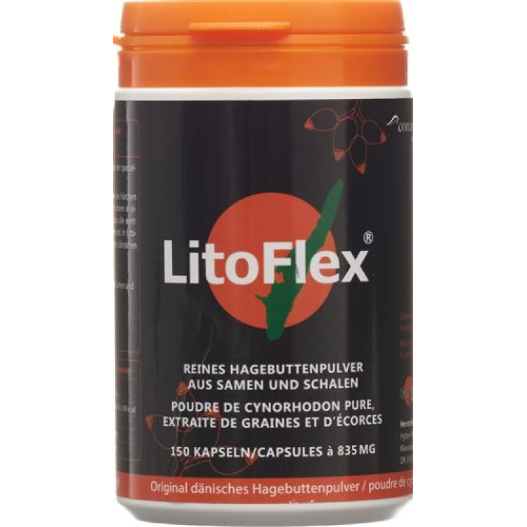 LitoFlex օրիգինալ դանիական Hagen Butt փոշի Kaps 150 հատ