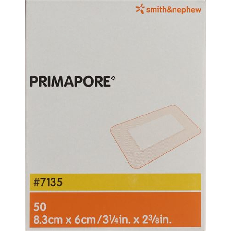 Băng vết thương Primapore vô trùng 8.3x6cm 50 cái