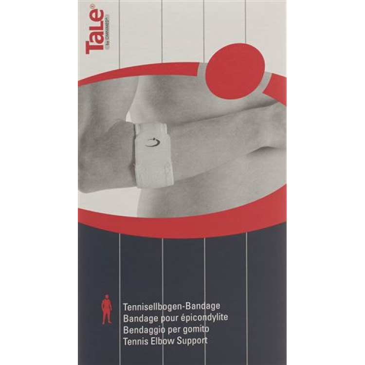 TALE tenniselleboogbandage 5cm klittenband huidkleurig