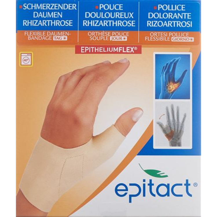 Epitact flexible Aktivitäts-Daumenbandage L 17-19cm rechts