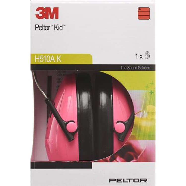 3M Peltor Kid headband SNR = 27 dB ពណ៌ផ្កាឈូក neon