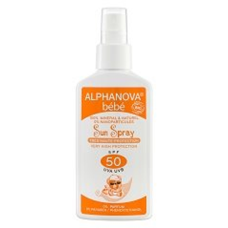 Alphanova BB Zonnemelk Spray Bio SPF50+ 125 ml