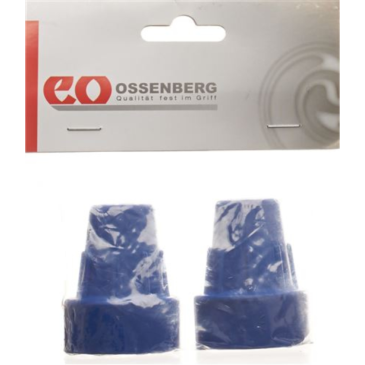 Ossenberg Krückenkapsel Pivoflex 16mm blau 1 Paar