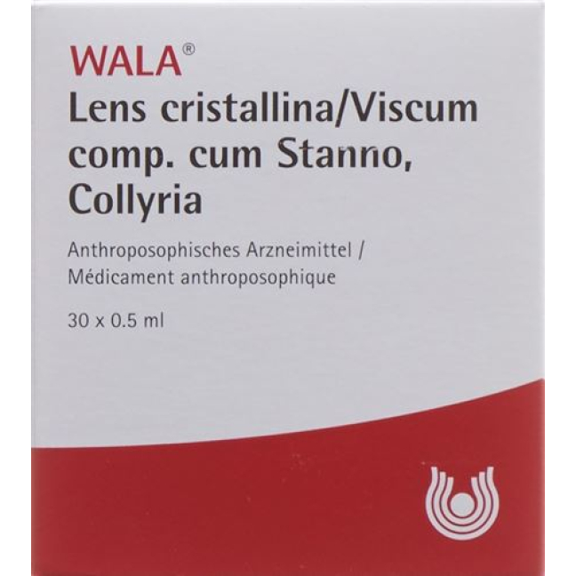 Cristalino Wala / Viscum comp. cum estanhoso Gd Opht 30 Monodos 0,5 ml