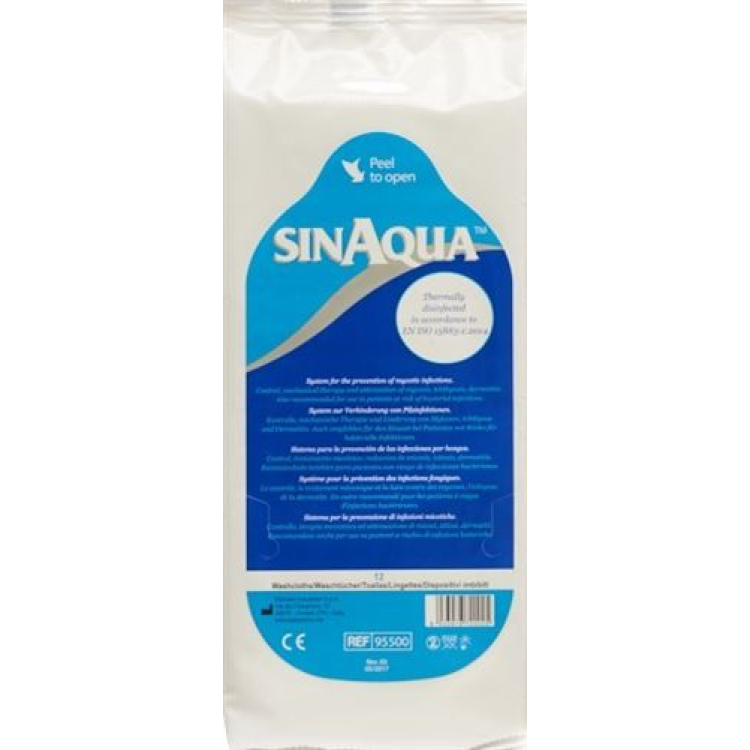 SinaQUA ក្រណាត់លាងសម្អាតមុនសំណើម bag 12 កុំព្យូទ័រ