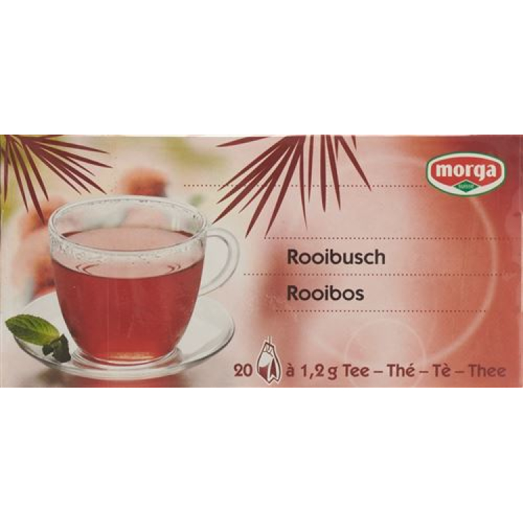 Morga Rooibos té sin estuche bolsa 20uds