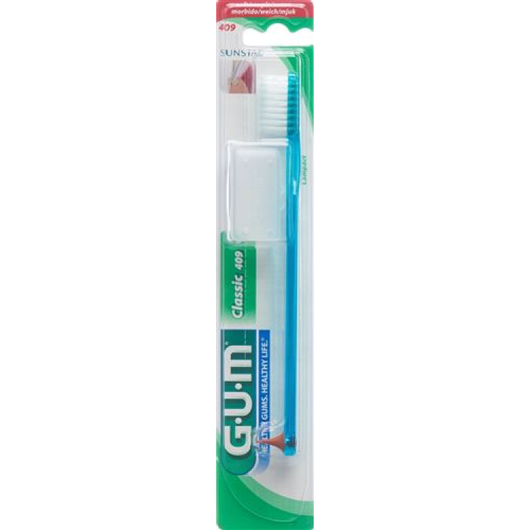 GUM SUNSTAR CLASSIC toothbrush compact soft row 4