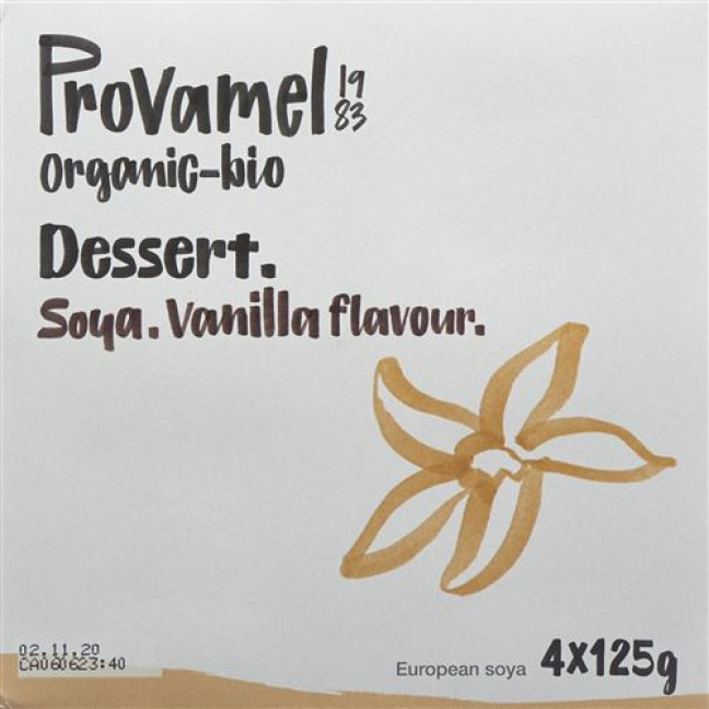 Provamel Soy Vanilla Dessert 4 x 125g