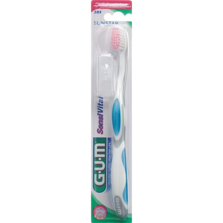 GUM SUNSTAR SENSIVITAL cepillo de dientes compacto ultra suave