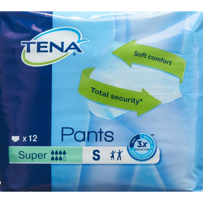 TENA Pantalones Super S ConfioFit 12 uds