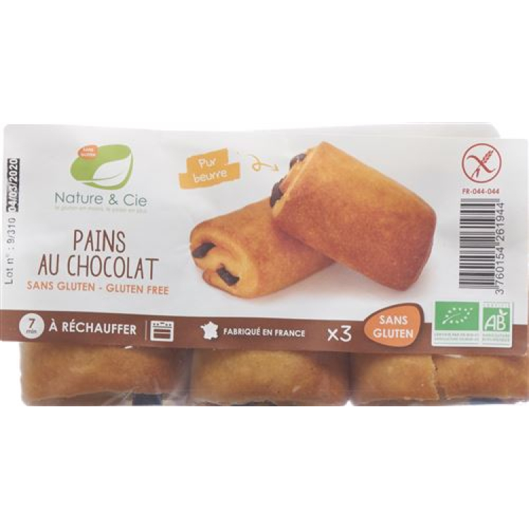 Nature and Cie ptysie z czekoladą bezglutenowe 180 g