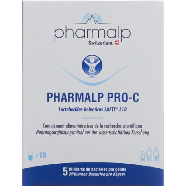 Pharmalp PRO-C Probiotické kapsuly 10 ks