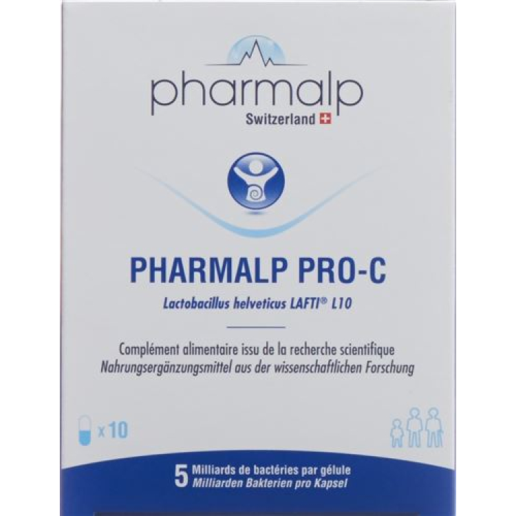 Pharmalp PRO-C כמוסות פרוביוטיות 10 יח'