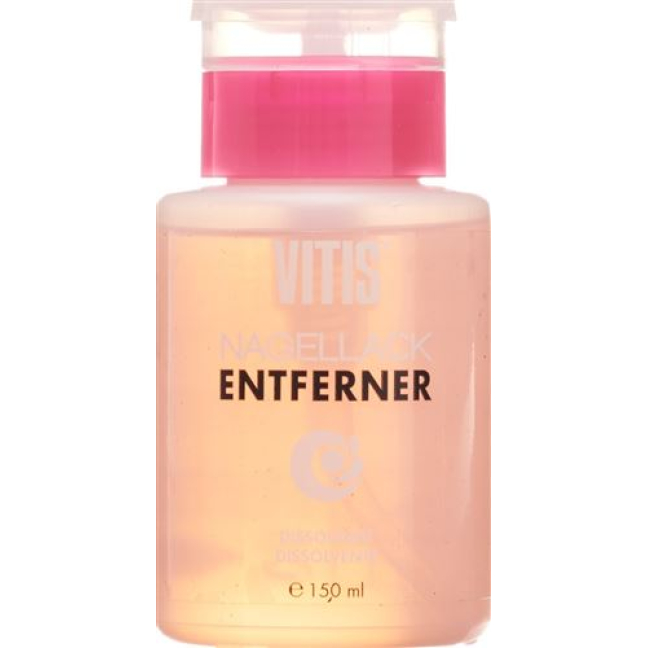 Vitis Nail Polish Remover with Acetone and Oil Pump - 150ml