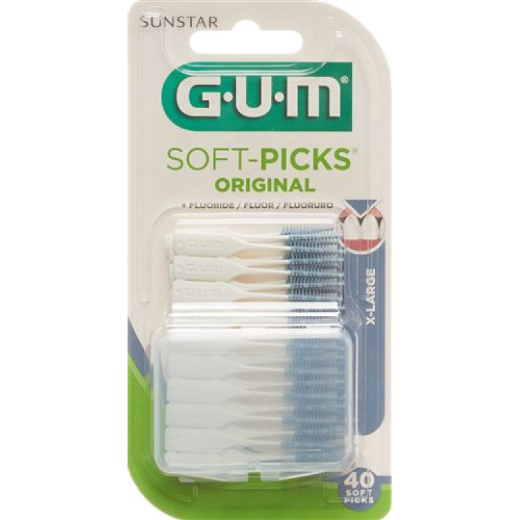 GUM SUNSTAR bristles Softpicks Xtra-Large 40 កុំព្យូទ័រ