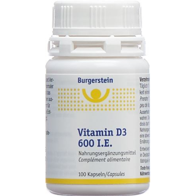 Burgerstein Vitamine D3 100 Gélules