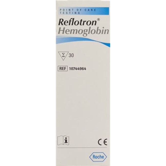 Tiras de teste de hemoglobina REFLOTRON 30 unid.