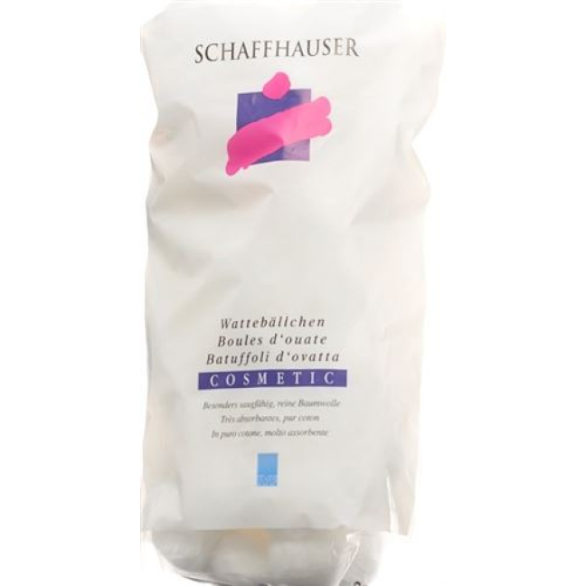 SCHAFFHAUSER bolas de algodón Cosmet blanco 60 g