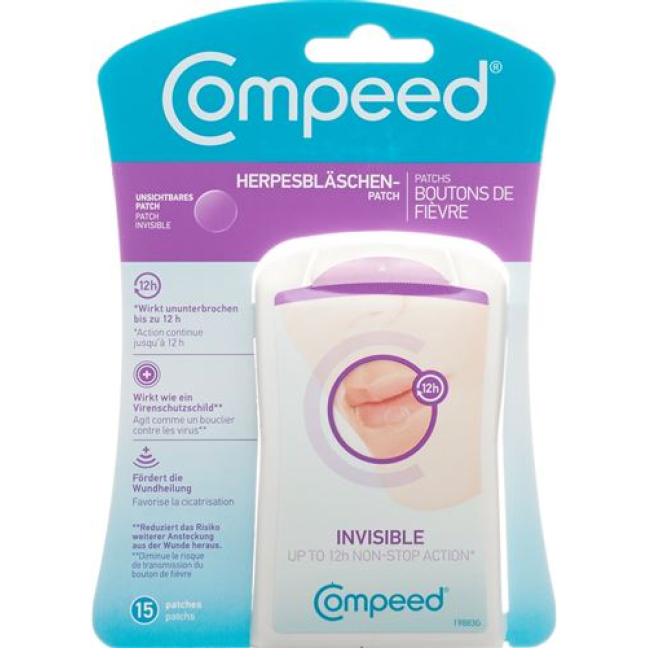 Compeed Cold Sore Patch - Invisible Plaster for Quick Healing