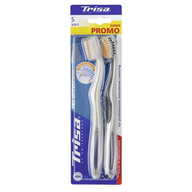 Trisa Pro Duo ناعم بين الأسنان