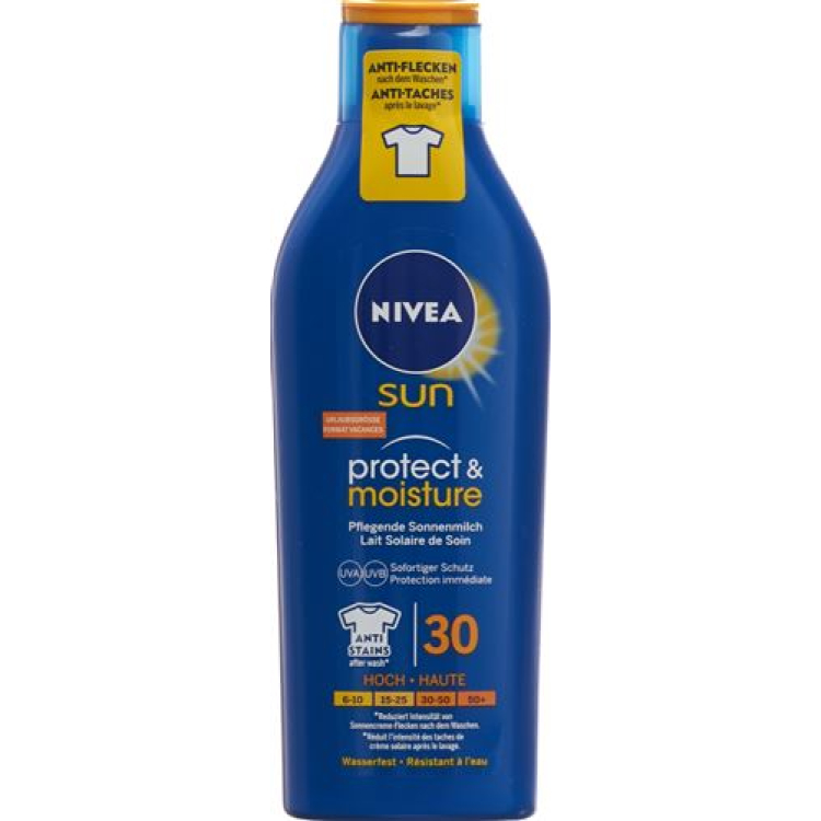 Nivea Күннен қорғайтын және ылғалдандыратын күтім сүті SPF 30 250 мл