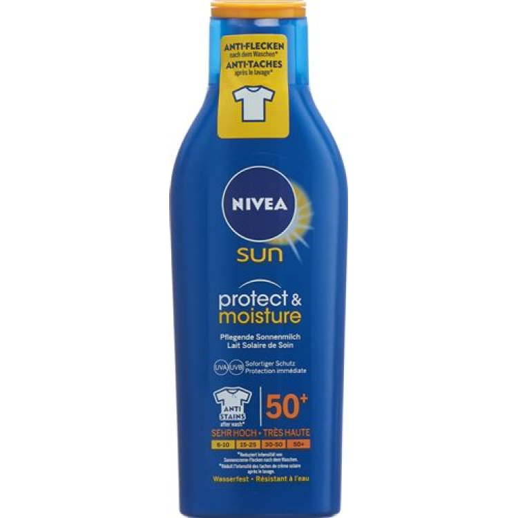 Nivea Günəşdən Qoruyucu və Nəmləndirici Qulluq Südü SPF 50+ 200ml