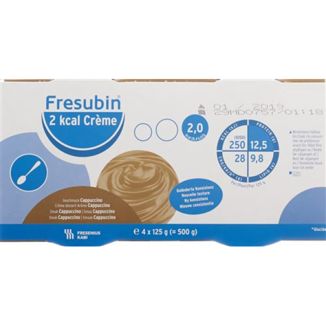 Fresubin 2 kcal cream cappuccino 4 x 125 g