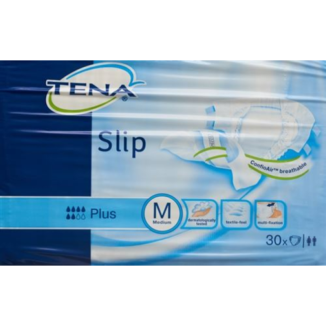 TENA Slip Plus საშუალო 30 ც