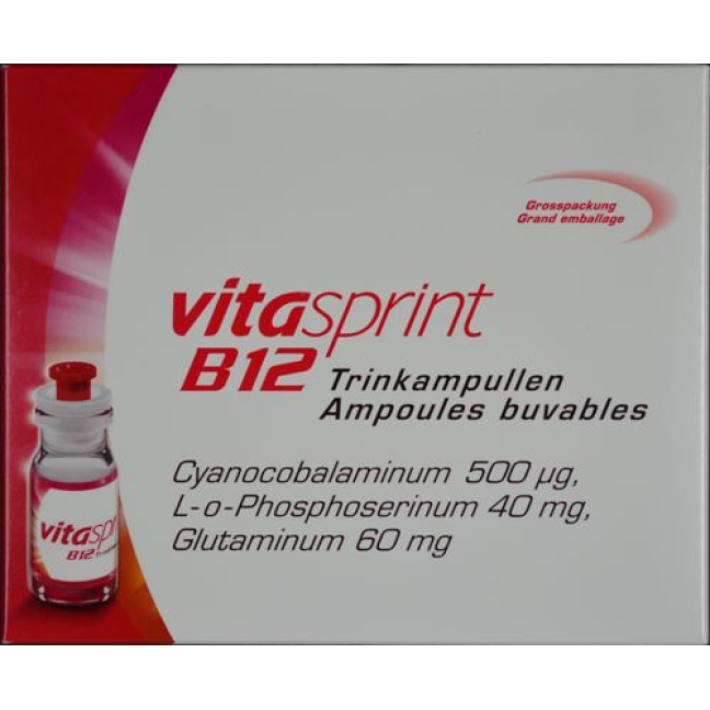 Vita Sprint B12 gėrimas Lös (D) 30 vnt