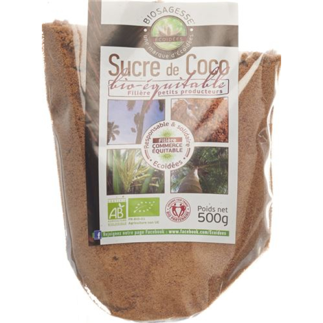 Ecoidées šećer od kokosovog cvijeta 500 g