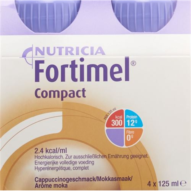 Fortimel Compact μόκα 4 Fl 125 ml