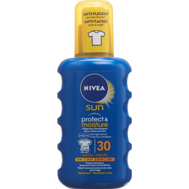 Nivea Sun Protect & Moisture oziqlantiruvchi Quyosh Sprey SPF 30 200 ml