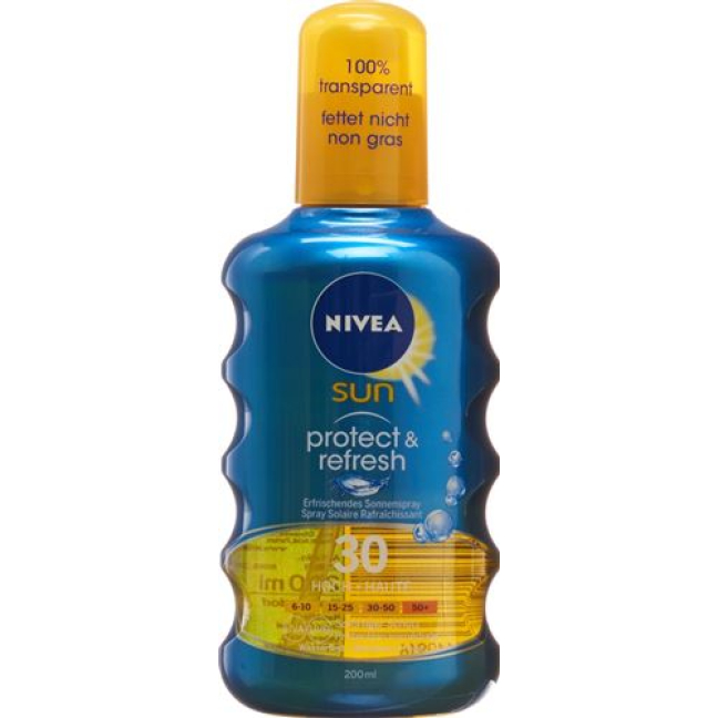 Nivea Sun Protect & Refresh Osvěžující sprej na opalování SPF 30 200 ml