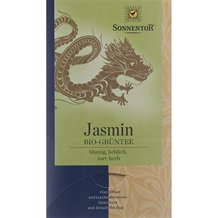 Sonnentor Green Tea Jasmin Btl 18 հատ