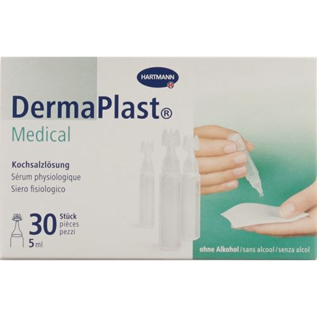 Dermaplast Medical physiological saline solution 30 x 5 ml