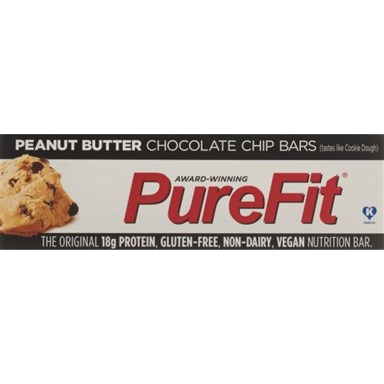 PureFit プロテインバー チョコレートチップ 100% ビーガン 15 x 57g