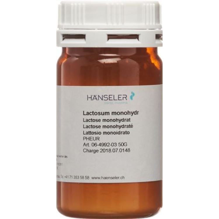 Hänseler Lactosum monohydricum PLV PhEur 50 гр