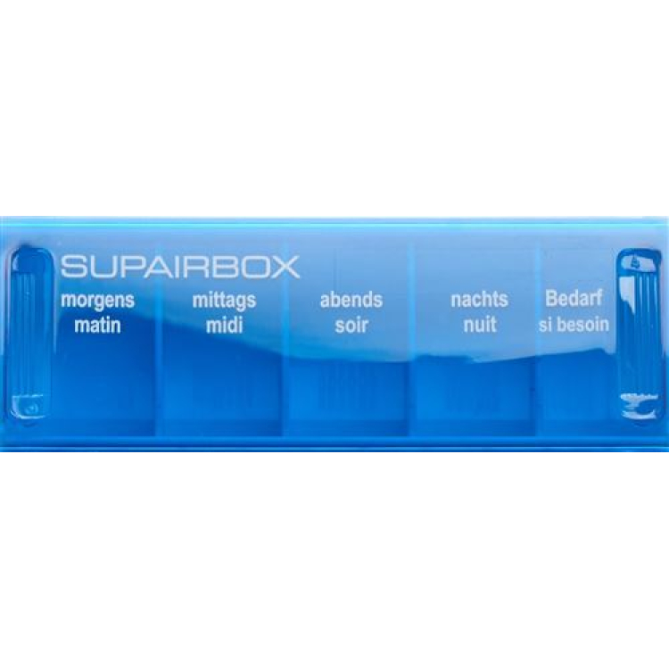 Supairbox Tagesbox Duits/Frans pastelblauw