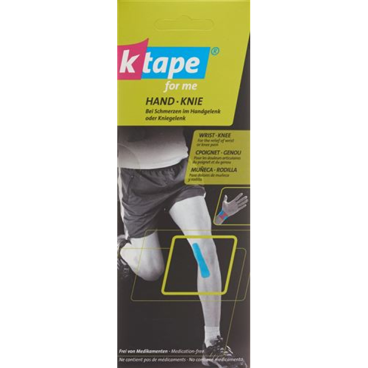 K-Tape for me hand/knee for two applications 4 pieces