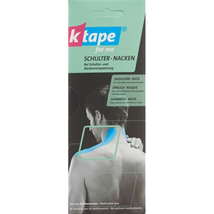 K-Tape para mim ombro/pescoço para uma aplicação 2 peças