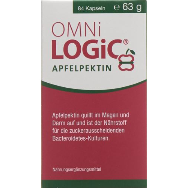 OMNi-LOGiC cápsulas de pectina de maçã metabólica 84 unid.