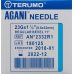 Terumo Agani canula desechable 23G 0.6x32mm azul 100 uds