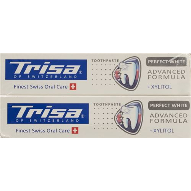 Trisa toothpaste Perfect White DUO 2 x 75 ml