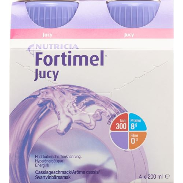 Fortimel Jucy Cassis 4 х 200 мл